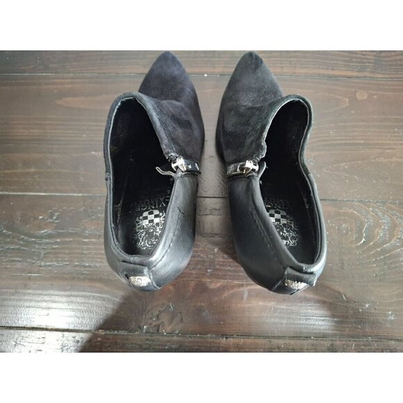 Vince Camuto Black Leather Kemper Pointed Toe Bootie/pre-owned, Sz. 7.5M - Picture 8 of 10